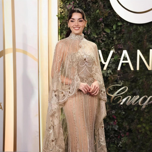 Robe de soirée de luxe Serene <span class=keywords><strong>Hill</strong></span> LA73534, lourdement ornée de perles, avec cape, coupe sirène, col montant, pour célébrités, collection 2026 - Product Image 5