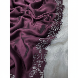 Belle robe de soirée Diamond Work Saree pour les fêtes - Product Image 1