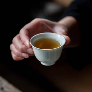 Porcelain <b>Tea</b> Cup Round Open Mouthed Master Cup For Kung Fu <b>Tea</b> <b>Set</b> Afternoon <b>Tea</b> Use - Product Image 3
