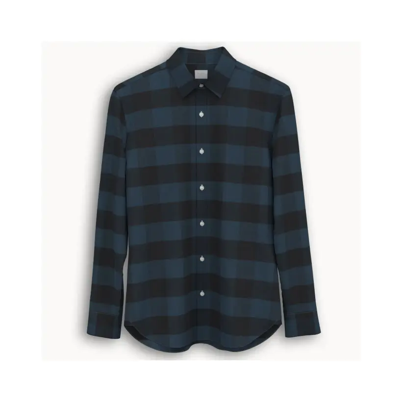 Custom Puur Katoen Van Garen Dye Medium Gewicht Geweven Katoenen Plaid Geborsteld Flanel Voor Shirts