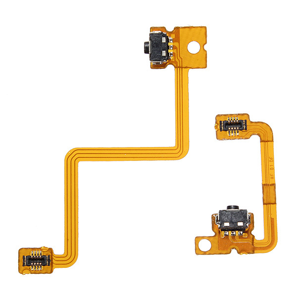 ZTLEKE 2026P High Quality Plastic Wired 3DS XL LR Shoulder Button Flex Cable Replacement Parts Game Accessories