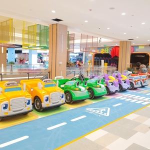 Enfants Animation <span class=keywords><strong>REV</strong></span> & ROLL Driving School Simulation Game Zone Machine de lavage de voiture à bulles pour enfants Espace extérieur - Product Image 6