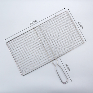 Portable Anti Scald <strong>Grilled</strong> Fish Clip Reusable Barbecue Fish Grill Net Home Kitchen Outdoor Grill Cooking Fish Meat <strong>Vegetables</strong> - Product Image 3