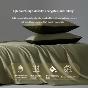Ensemble <span class=keywords><strong>de</strong></span> literie en satin 4 pièces, 100 pièces, <span class=keywords><strong>coton</strong></span> pur, modèle 560, couleur unie, personnalisable, luxe léger, linge <span class=keywords><strong>de</strong></span> <span class=keywords><strong>lit</strong></span> haut <span class=keywords><strong>de</strong></span> gamme pour toutes les saisons - Product Image 4