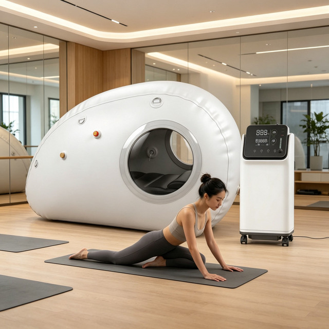 Meditation Yoga 1.5ATA Soft Hyperbaric Chamber 10L Energy Recovery Physical Therapy Mood Soothing Snail HBOT Capsule