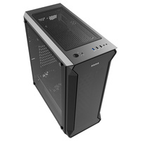 Boîtier PC SAMA RGB Controller, entièrement en verre trempé, format ATX, pour jeux, avec USB 3.0, boîtiers et tours d'ordinateur pour jeux