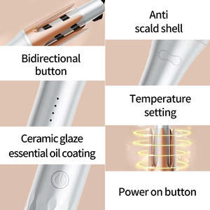 เครื่องม้วนผมแบบพกพาขนาด 30 มม. แบบอัตโนมัติ ทำลอนผมแบบเฟรนช์ อุ่นเร็ว ใช้เซรามิก <span class=keywords><strong>แกน</strong></span>ยาว สำหรับ<span class=keywords><strong>ม้วน</strong></span><span class=keywords><strong>ผม</strong></span>อัจฉริยะ ขายส่ง - Product Image 4