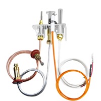 Accessoire de cuisine occidentale : Allumeur pilote à une seule branche pour gaz GPL avec protection contre la dépression d'oxygène et tête de flamme pilote
