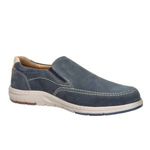 Valleverde Chaussures à enfiler pour homme, bleues, taille 42, talon bas, usage décontracté - Product Image 2