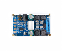 Carte d'amplificateur de puissance numérique Bluetooth - 2 canaux 50W*2 - Carte d'amplificateur audio avec boîtier - Pas de son POP - ZK-502B
