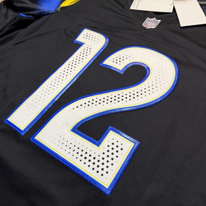 Nouveau <span class=keywords><strong>maillot</strong></span> de football de Los Angeles 2026 # 12 Puka Nacua Davante Adams Matthew Stafford Williams Jared Verse <span class=keywords><strong>Maillot</strong></span> américain brodé - Product Image 4