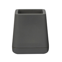 Pot de fleur en plastique carré de style luxe léger d'usine pour extérieur et intérieur