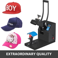 Presse à chaud multicolore CP-2815 220V/110V pour transferts sur casquettes, étiquettes, cartes en papier