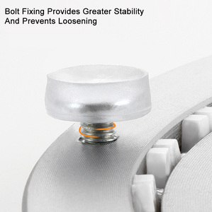 <span class=keywords><strong>Plateau</strong></span> <span class=keywords><strong>tournant</strong></span> en alliage d'aluminium <span class=keywords><strong>avec</strong></span> roulement à billes pour une rotation fluide à 360 degrés, adapté aux tables rondes - Product Image 5