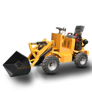 Vente flash : Chargeur diesel de 500 kg de capacité de charge, petit chargeur minier à quatre roues motrices avec moteur de 25 ch - Product Image 1