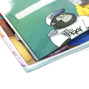 Stampa di libri per bambini con copertina rigida di alta qualità piccolo MOQ servizio di stampa su misura di stampa Offset personalizzazione CMYK QS