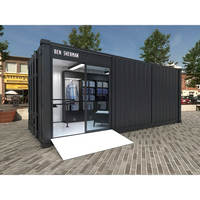 Maison d'hôtel préfabriquée pliable portable avec disposition de conteneur d'expédition, design moderne, garantie, couleur personnalisable