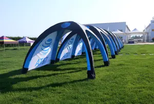 Advertising Inflatable Tent Outdoor Promotional Event Sport Custom Digital Advertising Trade Show Air Sky Print Canopy Marquee Gazebo Inflatable Tent