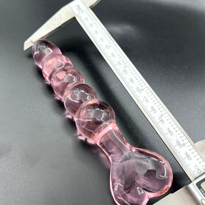 Dildo de Vidrio Rosa en Forma de Corazón, Nuevo Estilo, Juguete Sexual, Estimulación del Punto G, Varita Yoni de Vidrio, Varita de Placer Rosa, Masajeador para Mujeres - Product Image 2