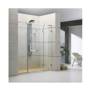 批发工厂浴室无框玻璃房间淋浴房淋浴房价格