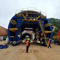 Chariot de revêtement de coffrage de tunnel à coulée automatique moderne à haute résistance pour les chemins de fer à grande vitesse à double voie de 350 km/h