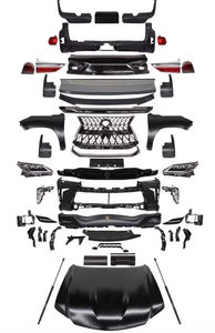 Kit de carrosserie automobile 1:1 ancien vers nouveau pour Lexus LX570 2012, mise à niveau vers le modèle 2018, conversion complète de l'extérieur, accessoires - Product Image 2