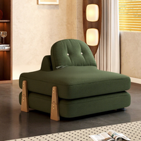 Canapé-lit rétractable au design moderne personnalisé Canapé-lit pliant inclinable pour petit appartement Salon