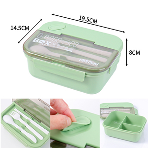 Hot Bán 2 Ngăn Thẳng Đứng Nhựa Cầm Tay Thực Phẩm Lưu Trữ Container Với Lò Microwave Đa Chức Năng Cho Trẻ Em Ăn Trưa Hộp - Product Image 2