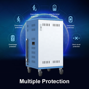 Estación de Carga Portátil para 30 Laptops con Divisores de ABS, Carro de Seguridad con Bloqueo para Educación, Compatible con Enchufes EU/US/UK - Product Image 2