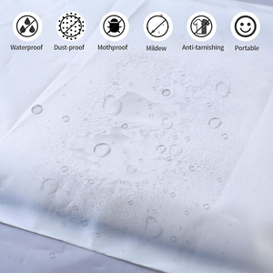 Frosted TrượT Dây Kéo Túi Nắp kéo nhựa dây kéo bao bì túi được sử dụng cho quần áo phụ kiện đồ dùng cá nhân với lỗ thông gió - Product Image 5