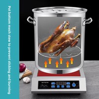 Support de cuisson vapeur surélevé en acier inoxydable 304 pour cuiseur à riz électrique domestique, mini autocuiseur étanche en métal