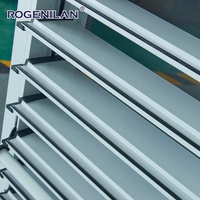 Persianas de Aluminio Manuales Personalizadas de Fábrica ROGENILAN, Ventanas con Rejillas Aislantes Acústicas y Duraderas para Casas