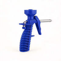 Pistolet à mousse PU Q-105, pistolet à calfeutrer, corps en PP, tube en acier inoxydable, buse en cuivre pour l'étanchéité des fenêtres et des portes