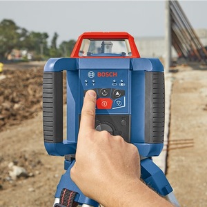 Niveau laser rotatif Bosch Grl350hv, auto-nivelant, précision 1/16 po, pour utilisation sur chantier - Product Image 2