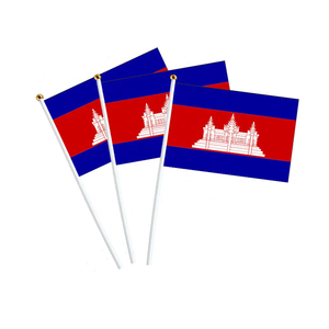 ธงชาติกัมพูชาแบนเนอร์และป้ายโพลีเอสเตอร์ถือได้ทุกประเทศ - Product Image 3