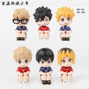 Nouvel ensemble de 6 figurines d'action en PVC de 6,5 cm des personnages d'anime <span class=keywords><strong>Hinata</strong></span> Shoyo et Daichi Sawamura – Jouet mini figurine de dessin animé - Product Image 5