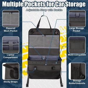 Sac de rangement multifonctionnel pour siège de voiture, organisateur de siège passager, personnalisé en usine - Product Image 4