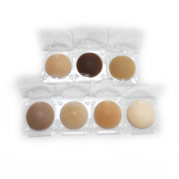 Couvre-mamelons en silicone antiadhésif très fin avec pétales de poitrine lavables avec étui