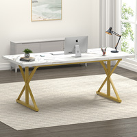 Ensemble de table à manger carrée moderne et étanche avec plateau en bois et 6 chaises rembourrées en tissu, 160 cm, idéal pour appartement - Vente en gros
