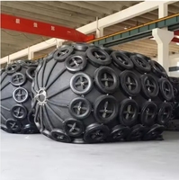 Fender pneumatique gonflable en caoutchouc pour l'amarrage des navires, des ferries et des yachts