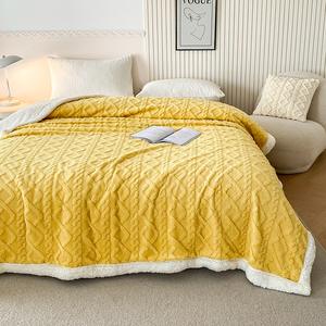 빈디 퍼지 소프트 코지 베이지 니트 100% 폴리에스터 태 피터 양털 던지기 담요 애완 동물 고양이 세이지 소파 베드 녹색 양털 - Product Image 5