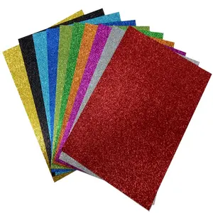 China Factory Suppliers Assorted Glitter Cardstock Paper A4 250 gsm Glitter Paper Cardstock