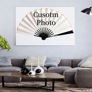Éventail pliant personnalisé avec photo et logo, léger, idéal pour les soirées, festivals, spectacles, mariages et promotion d'entreprise - Product Image 5