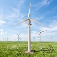 Éolienne domestique à axe horizontal à faible vitesse de haute qualité pour usage commercial, générateur électrique 50 kW, diamètre de rotor 12,6 m