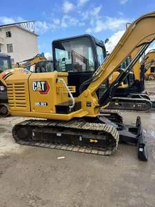 Mini-excavatrice Caterpillar 305.5E certifiée CE, excavatrice hydraulique Caterpillar de 5,5 tonnes, moteur Cummins, accessoire tarière - Product Image 4