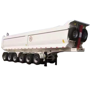 2025 Fabrication chinoise de haute qualité 10ton 40ton 50ton utilisé semi-remorque à benne basculante prix bon marché à vendre
