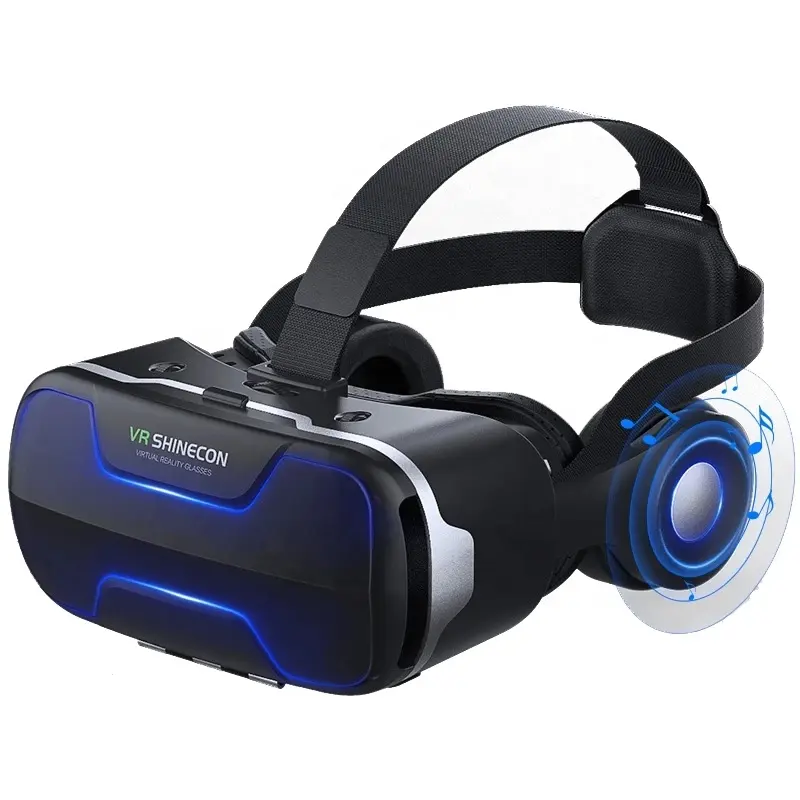 3DVRアイプロテクション3Dメガネバーチャルリアリティヘッドセットヘルメットゴーグル強化携帯電話レンズ