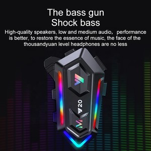 Casque Y20 RGB avec éclairage éblouissant, écouteurs sans fil BT, étanches, réduction du bruit pour motos, écouteurs de casque populaires, LED - Product Image 3