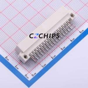 5650916-5 Board-to-Board & Backplane Connector Bent Lead Through Hole,P=2.54mm Connector 2.54mm Right Angle Insert 3 Gold - Product Image 2