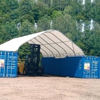 Auvents pour conteneurs maritimes à poutre simple de taille personnalisée pour équipement d'excavation